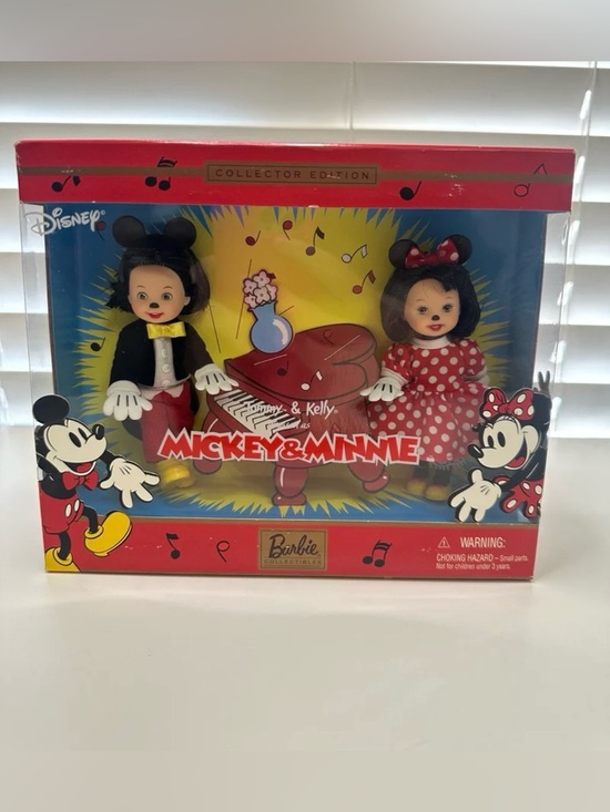 Mattel Other - Disney Barbie Collectibles Mickey & Minnie Tommy & Kelly Dolls